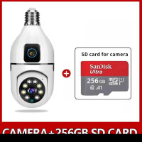 ราคา กล้องวงจรปิด360 wifi กล้องรักษาความปลอดภัย กล้องวงจรปิดเชื่อมต่อโทรศัพท์มือถือ v380 pro กล้องวงจรปิดหลอดไฟ องศา (21237764913)