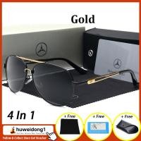 ราคา 100 เดิม 4 In 1 Huweidong1 ใหม่Benz 612 หรูหราแว่นกันแดดผู้ชายP Olarized HD UV400 แว่นกันแดดขับรถขับรถกระจกแว่นตา (3330588551)