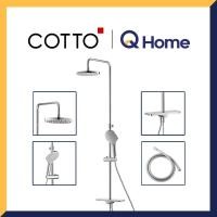 Cotto ชุดฝักบัวยืนอาบน้ำพร้อมวาล์วเปลี่ยนทิศทางน้ำแบบกด รุ่น CT6211