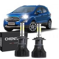 ราคา ไฟ Led สำหรับ Carcompatible โปรเจคเตอร์สำหรับ Ford ECOSPORT ปี2012 2017หลอดไฟคู่ H7ไฟหน้ารถมอเตอร์ไซค์แบบ LED Bright 6000K สีขาวอุปกรณ์เสริมรถยนต์ (8310614206)