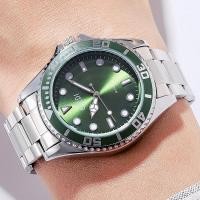 ราคา Gedi Fashion Green Submariner Luminous Watch Same Style Mens Business Waterproof Quartz Watch (21141616213)
