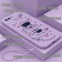 ราคา เคส iPhone 6 6S 7 8 6 Plus 6S Plus 7 Plus 8 Plus มนุษย์อวกาศฝาครอบป้องกันของเหลวขอบตรงเคสโทรศัพท์ (20658320692)