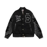 ราคา BAPE Men Jackets เสื้อแจ็คเก็ตเบสบอลปักลายโมโนแกรมสำหรับผู้ชายและผู้หญิง (16458785688)