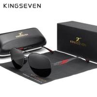 ราคา เฉดสีสำหรับผู้ชาย KINGSEVEN ดีไซน์แบรนด์2019แว่นตากันแดดสำหรับผู้ชายแว่นตากันแดดโพลาไรซ์อลูมิเนียมแว่นตากันแดดสำหรับแฟชั่นสำหรับผู้หญิงสไตล์ UV400 Gafas De Sol (19923664318)