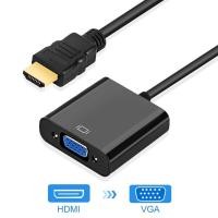 ราคา HDMI to VGA สายแปลง HDMI to VGA สายแปลงสัญญาณ จาก HDMI ออก VGA เฉพาะภาพ HDMI to VGA Converter cable Adapter for computer PC notebook DVD more connect to TV Monitor Projector A 051 (3743356976)