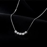 ราคา COD ภายใต้ต้นไทร S925 สร้อยคอลูกปัดกลมเล็กสีทองสีเงินห้าพร Linmen อารมณ์เรียบง่ายลูกปัดดอกไม้รถโซ่กระดูกไหปลาร้าสไตล์เย็น (16167429168)