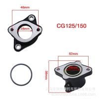 ราคา G กรุงเทพจัดส่งสินค้า แป้นอลูมิเนียมต่อคาบูเรเตอร์ CG110 125JX110 125LIFAN125 150 งานเกรดA จัดส่งเร็วทั่วไทย สำหรับจีน CG125 Gy 156FMI 157FMI คาร์บูเรเตอร์ Manifold อินเทอร์เฟซ Carburetter I (11332245