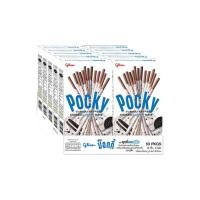 ราคา กูลิโกะ ป็อกกี้ Pocky บิสกิตแท่ง รสคุกกี้ ครีม 45g x10ซอง (20607145975)