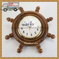 ราคา นาฬิกา นาฬิกาแขวน นาฬิกาไม้ นาฬิกาไม้สักทอง นาฬิกาติดผนัง ขนาด 14 นิ้ว (317237337)