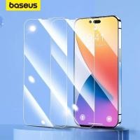 ราคา BASEUS ฟิล์มกระจกนิรภัย2ชิ้นสำหรับ iPhone 15 14 13 12 11 PRO MAX กระจกนิรภัยสำหรับ iPhone XR XS MAX (21170946545)