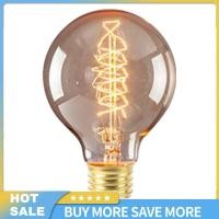 ราคา Light Bulbs 40W 2700K Warm White Lighting Amber Glass Retro Light Bulbs For E27 Screw Base Vintage Filament Light Bulb (21161252628)