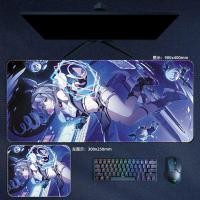 ราคา ใหม่ Silver Wolf Kafka แผ่นรองเมาส์ขนาดใหญ่ Honkai Star Rail Mouse Pad คอมพิวเตอร์แล็ปท็อปเกมมิ่ง Pad อุปกรณ์เกมคอมพิวเตอร์ Table Pad XXL (19429355945)