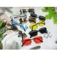 ราคา แว่นตากันแดด UV400 ทรงสี่เหลี่ยมผืนผ้า ไล่โทนสี หรูหรา สไตล์วินเทจ เรโทร แฟชั่น สําหรับทุกเพศ N 2252 (20540179520)