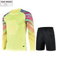 ราคา เสื้อฟุตบอลเครื่องแบบผู้รักษาประตูผู้รักษาประตูฟองน้ำหนาชุดแขนยาวผู้ชายเสื้อเจอร์ซีย์ผู้รักษาประตูออกแบบได้24ชั่วโมงเกมสำหรับเด็ก (18046405265)