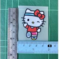 ราคา ตัวรีดติดเสื้อ Hello kitty 2 แผ่นฟิมล์รีดร้อน อาร์มติดเสื้อ DIY คิตตี้ (12657529558)