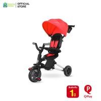 ราคา ราคาพิเศษ ฟรี ที่วางแก้ว รับประกันสินค้า 1 ปี Qplay คิวเพลย์ รถเข็นเด็ก Nova Foldable Tricycle รถเข็น 3 ล้อ 6 in 1 พับได้ พกพาสะดวก สำหรับเด็ก 6 7 ปี (12807398005)