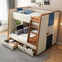 ราคา Spot parcel post Thickened Solid Wood Bunk Bed Two Layer Bed Height Adjustable Bed Bunk Bed Upper and Lower Bunk Children Double Layer Combined Bed (20887964201)