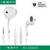 ราคา หูฟัง OPPO R11 ของแท้พร้อมปลั๊กควบคุมสาย 3 5 มม หูฟังสำหรับ Xiaomi Huawei OPPO R15 OPPO Find x F7 F9 OPPO R17 (2570850316)