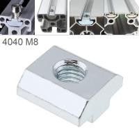 ราคา 1PCS M6สำหรับ45 Series Slot T Nut เหล็กกล้าคาร์บอนเลื่อน T Nut Hammer Drop In Nut (16518962444)