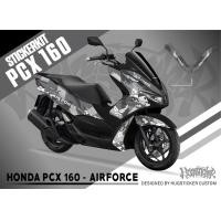 ราคา สติ๊กเกอร์ติดรถ สติกเกอร์แต่ง สติกเกอร์ กันรอย Honda PCX ลาย Air force (20741390602)