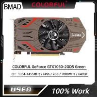ราคา ใช้ GeForce ที่มีสีสัน GTX1050 2GD5การ์ดจอเขียว (20582832364)
