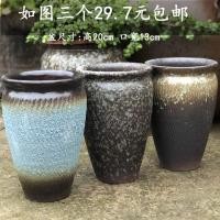 ราคา กระถางดอกไม้ร้าน Qivtixเครื่องปั้นดินเผาหยาบเซรามิกลำกล้องขนาดใหญ่ทรายสีม่วงพืชที่เรียบง่ายและชุ่มฉ่ำหม้อกองเก่ากระถางดอกไม้สับปะรดสีเขียว (20502424903)