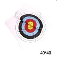 ราคา 10ชิ้น80 8060 60 40 40เซนติเมตรยิงธนูยิงเป้าหมายกระดาษโบว์ล่าสัตว์ยิงธนูชุดมาตรฐานเต็มแหวนจุดเดียว (20505617782)