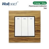 ราคา Wallpad Natural Raw Wood Wall Panel USB Charge Port EU Sockets And Switches Electrical Plug Outlet 1 2 3 4 Gang AC 110 220V (19873150968)