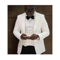 ราคา Blazer Masculino บุรุษชุดสูท เสื้อ กางเกง เสื้อกั๊ก 3ชิ้นสีน้ำเงินธุรกิจปกแหลมตรงงานแต่งงานอย่างเป็นทางการเจ้าบ่าว Tuxedosk (15527098426)