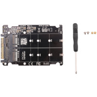ราคา 2 in 1 M 2 NVMe SATA U2PCB M 2 NVME SSD Key M Key B SSD to U 2 SFF 8639 Adapter PCIe M2 Converter Desktop (21242605670)