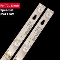 ราคา LED Backlight TV Strips For TCL 32inch TOT 32D2700 2X7 3030C 7S1P BI LENS 6V 1 5W 2Pcs Set Light Strip TV Bar L32F3303B L32F1680 (20444506038)