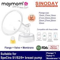 ราคา หน้าแปลนปากกว้าง Maymom พร้อมเมมเบรนและวาล์วสำหรับสเปกตรัม S1 S2สเปกตรัม9 เครื่องปั๊มนมแม่ (20506987081)