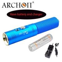 ราคา ARCHON V10S ไฟฉาย LED ดำน้ำ L Anterna CREE XM L U2 LED ไฟฉายดำน้ำใต้น้ำดำน้ำไฟฉาย Include Battery and charger (15053711768)