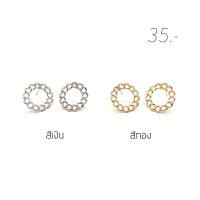 ราคา 4 ต่างหูสไตล์โบฮีเมียน สีเงิน สีทอง ราคาต่อ1คู่ พร้อมแป้นแบบโลหะทรงจุกน้ำเต้าทุกคู่ (16604507201)