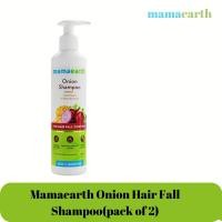 ราคา Mamaearth Onion Hair Fall Shampoo for Hair Growth Hair Fall Control with Onion Oil Plant Keratin 250ml pack of 2 (14982863847)