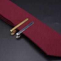 ราคา เนคไทคลิปสีเรียบ ทอง เงิน Solid Necktie Clip (20488704946)