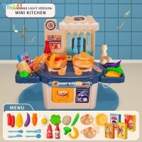 ราคา TEMI เล่นบทบาทสมมติทำอาหารขนาดเล็กสำหรับชุดของเล่นของเล่นเด็กเล่นของเล่นทำอาหารชุดเครื่องครัวสำหรับของเล่นเด็กผู้หญิง (19909790022)