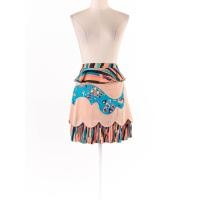 ราคา Lyn around กระโปรงสั้นพิมพ์ลาย แต่งระบายมีซับในซิปหลัง ป้ายแบรนด์ระบุไซส์ M Preloved (20615586064)