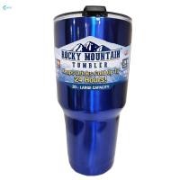 ราคา Rocky Mountain Tumbler แก้วเก็บความเย็นได้นาน 24 ชั่วโมง ขนาด 30 ออนซ์ พร้อมฝากันน้ำหก แถมหลอด K113 แถมหลอด 1 อัน (19803180808)