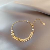 ราคา สร้อยข้อมือต่างหูสร้อยคอไข่มุกหูข้าวสาลี4ชิ้นสร้อยข้อมืออสมมาตรสีทองชุดเครื่องประดับสำหรับผู้หญิงกำไลข้อมือปรับได้สร้อยคอเด็กผู้หญิง (19485937237)