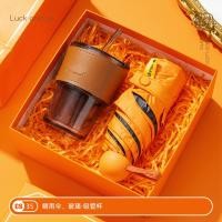 ราคา ชุดของขวัญแต่งงานของที่ระลึกชุดกล่องของขวัญ Kado Kecil เพื่อนเจ้าสาวถ้วย Kipas Angin Kecil โลโก้ที่กำหนดเอง (19913875792)