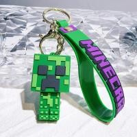 ราคา พวงกุญแจยางนิ่มแบบเดียวกับในเกม Minecraft ที่ห้อยพวงกุญแจของประดับรถยนต์ตุ๊กตาการ์ตูนตุ๊กตา PVC (20730042089)