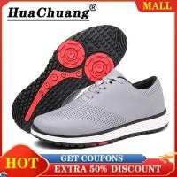 ราคา HUACHUANG รองเท้ากอล์ฟชายและยางสำหรับผู้หญิงรองเท้ากอล์ฟลูกไม้ชายและหญิง (20473992598)