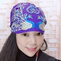 ราคา หมวกคลุมหัวรุ่นเดียวกันกับหยางลี่ผิงหมวกสไตล์ชนเผ่าสำหรับผู้หญิงปักลายสไตล์จีนแบบใหม่หมวกคลุมหัวผ้าโพกหัวผ้าฝ้ายผสมผ้าลินินแบบลำลอง (20171566737)