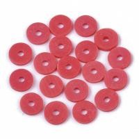 ราคา Beebeecraft 1 Strand 380 400pcs strand Environmental Handmade Polymer Clay Beads Disc Flat Round Heishi Beads Multi Color for Jewelry Making Necklace Bracelet Finding 3x1mm Hole 1mm (7927457630)