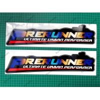 ราคา HOT สติ๊กเกอร์ PRERUNNER ไทเทเนี่ยม ลายเข้ม จำนวน 2 แผ่น ขนาด39 9CM (6322060148)