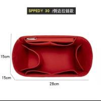 ราคา กระเป๋าผ้าสักหลาด สําหรับใส่จัดเก็บของ LV Speedy Nano16 25 30 (21133051174)