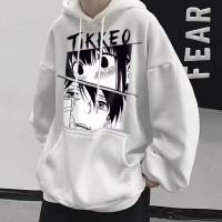 ราคา Suikone เสื้อกันหนาวมีฮู้ดผู้ชาย เสื้อสวมหัวนักเรียนพิมพ์ลายหลวม เสื้อแขนยาวหนา (15589157429)