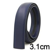 ราคา ความกว้าง3 1 3 5ซม เข็มขัดหนังแท้หัวเข็มขัดอัตโนมัติเข็มขัดหนังวัวไม่มีหัวเข็มขัดสีดำน้ำตาลน้ำเงินขาว (14256542570)