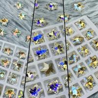 ราคา พลอยเทียม K9 คุณภาพสูง ทรงดาวทะเล 12มม เครื่องประดับพลอยเทียม (19276687254)